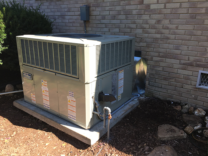 Outside Air Conditioner Unit Installation